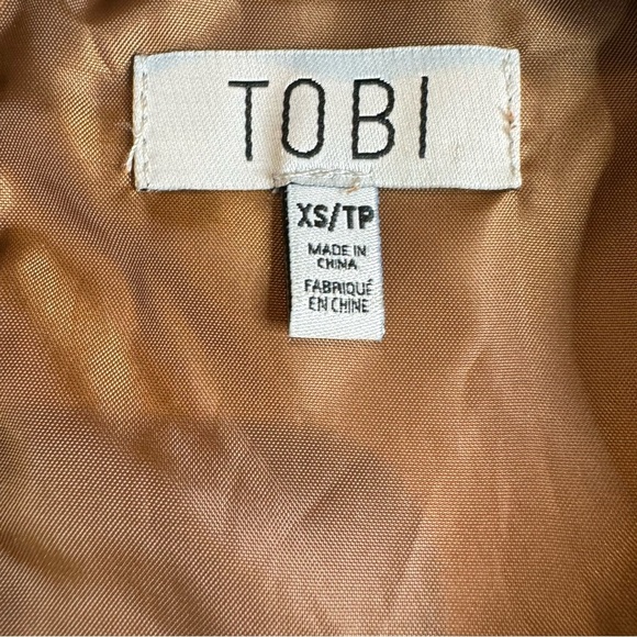TOBI AS ONE FAUX SUEDE ROMPER - CAMEL - Picture 12 of 13